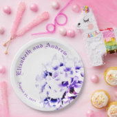 Assiettes En Carton Violettes élégantes (Fête)