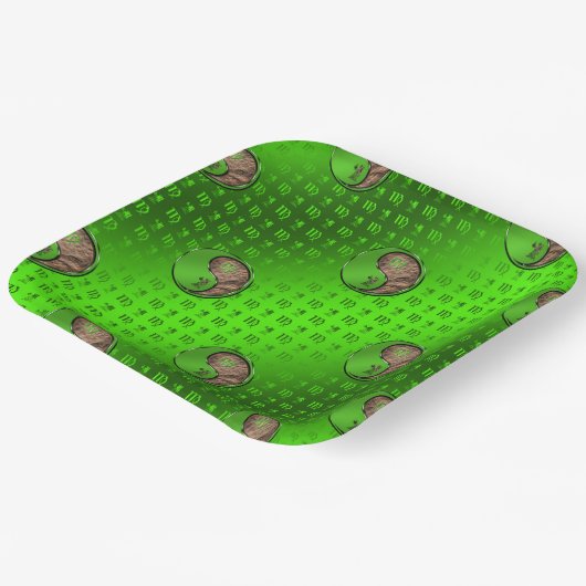 Assiettes En Carton Virgo le moissonneur (Angulaire)