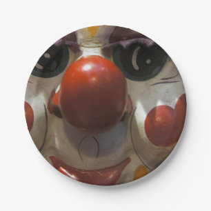 Assiettes En Carton Visage de clown