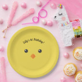 Assiettes En Carton Visage de poussin (Fête)