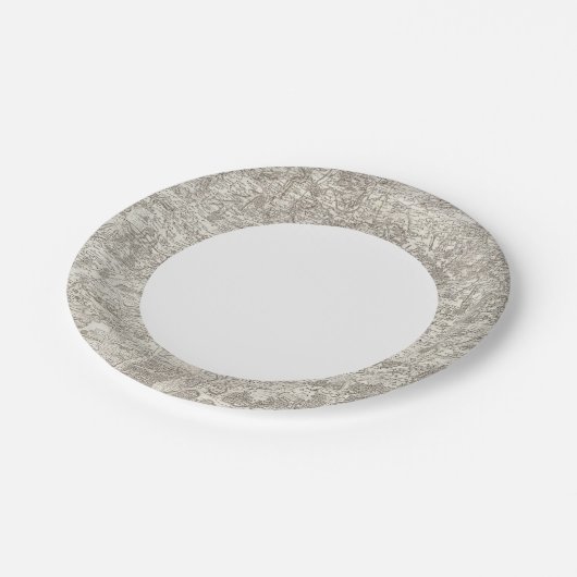 Assiettes En Carton Visites (Angle)