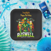 Assiettes En Carton Visites d'Aliens au parc Roswell Nation Park ! (Fête)