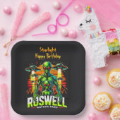 Assiettes En Carton Visites d'Aliens au parc Roswell Nation Park ! (Fête)