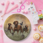 Assiettes En Carton Vizsla Art hongrois (Fête)