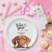 Assiettes En Carton Vizsla Chien Mariage Merci (Fête)