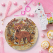 Assiettes En Carton Vizsla hongroise, canards de chasse en hiver Pape (Fête)