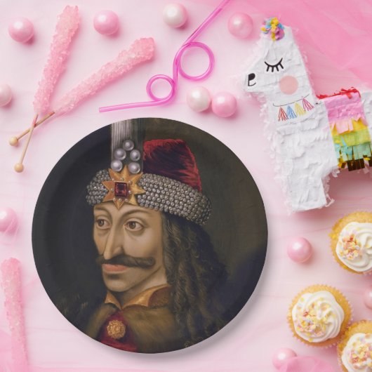 Assiettes En Carton Vlad Tepes : Impaler, Dracula Dragon Prince Voivod (Fête)