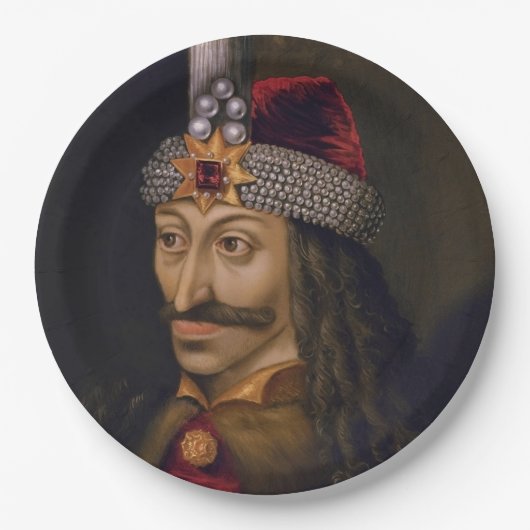 Assiettes En Carton Vlad Tepes : Impaler, Dracula Dragon Prince Voivod (Devant)