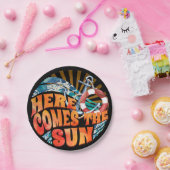 Assiettes En Carton Voici Le Soleil (Fête)