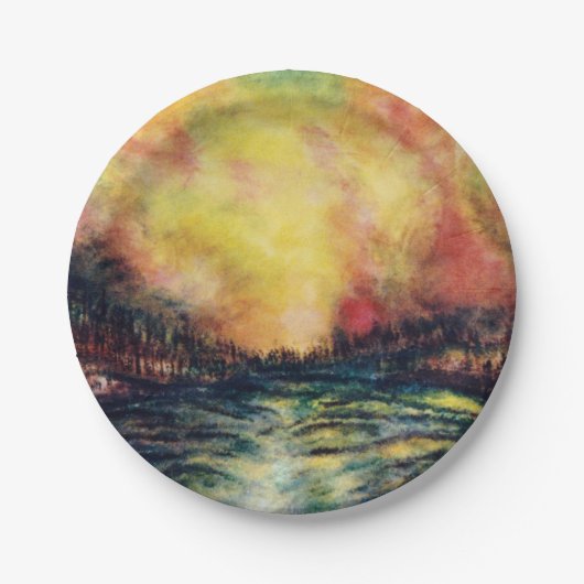 Assiettes En Carton Voie pacifique (Devant)