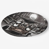 Assiettes En Carton Voiture antique (Angle)