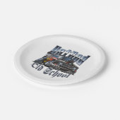 Assiettes En Carton Voiture de dessin (Angle)