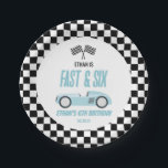 Assiettes En Carton Voiture Fast & Six Blue Race 6e fête d'anniversair<br><div class="desc">C'est un Fast & Six Blue Race Car 6th Birthday Party Paper Plates!</div>