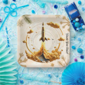 Assiettes En Carton "Vol Aurora" (Fête)