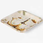 Assiettes En Carton "Vol Aurora" (Angulaire)