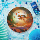 Assiettes En Carton Vol Halloween Witch (Fête)
