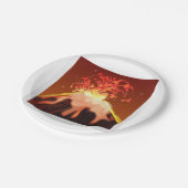 Assiettes En Carton Volcan - Emoji (Angle)