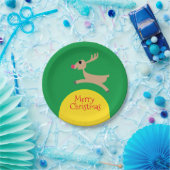 Assiettes En Carton Voler Reindeer (Fête)
