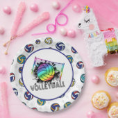 Assiettes En Carton Volley-ball (Fête)