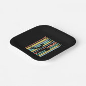 Assiettes En Carton Volley-ball Beachvolleyball Retro (Angulaire)