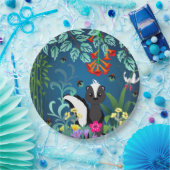 Assiettes En Carton Voodland Skunk (Fête)