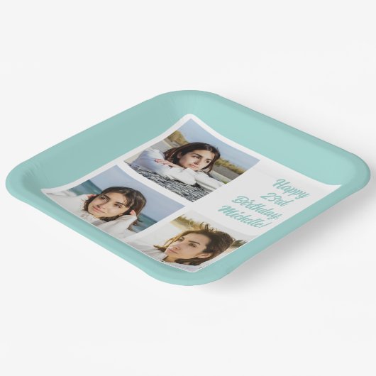 Assiettes En Carton VOS photos et texte (Angulaire)