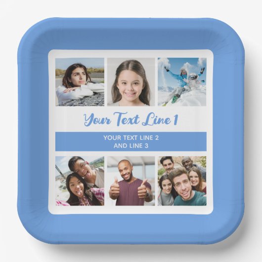 Assiettes En Carton VOS photos et texte (Recto)