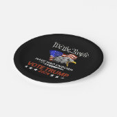 Assiettes En Carton VOTE Pro-Républicain TRUMP 2024 Nous le peuple avo (Angle)