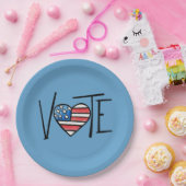 ASSIETTES EN CARTON VOTER (Fête)