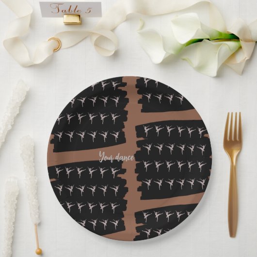 Assiettes En Carton Votre Danse (Mariage)