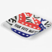 Assiettes En Carton Votre vote compte le jeu d'élections (Angulaire)
