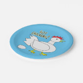 Assiettes En Carton Vous avez des poulets ? (Angle)