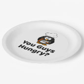 Assiettes En Carton Vous Avez Faim ? Funny Party Grilling Barbecue (Angle)