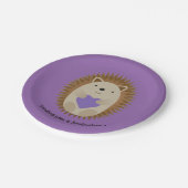 Assiettes En Carton Vous envoyer un hérisson de Hedgehug (Angle)