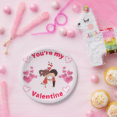 Assiettes En Carton Vous êtes ma Saint Valentin - Saint Valentin (Fête)