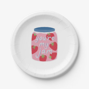 Assiettes En Carton Vous êtes My Jam Valentine Love Citation