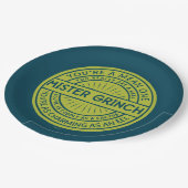 Assiettes En Carton Vous êtes une citation d'un seul ministre (Angle)