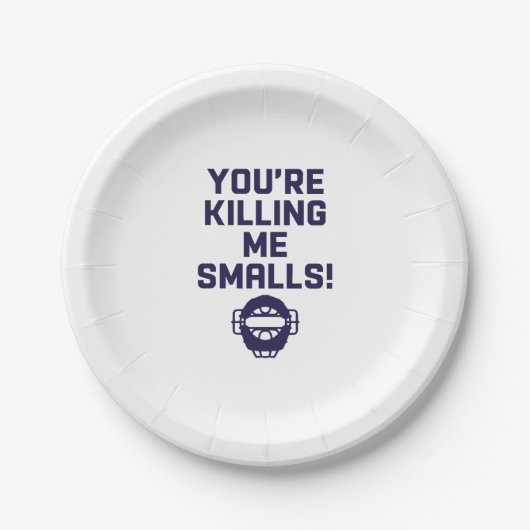 Assiettes En Carton Vous me tuez Smalls ! (Devant)
