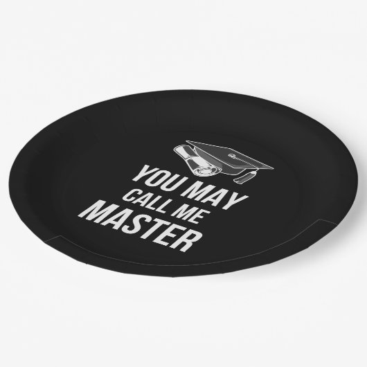 Assiettes En Carton Vous Pouvez M'Appeler Master III (Angle)