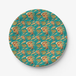 Assiettes En Carton Vous voulez une pizza moi