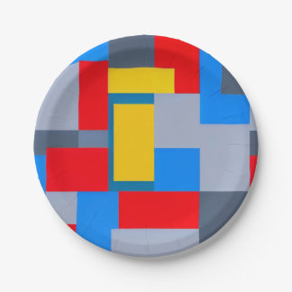 Assiettes En Carton Voyage à travers la géométrie