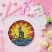 Assiettes En Carton Voyage en bas des plaques à papier du Nil (Fête)