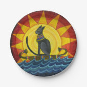 Assiettes En Carton Voyage en bas des plaques à papier du Nil (Devant)