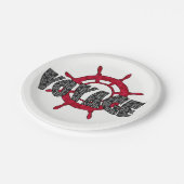 Assiettes En Carton Voyage, mer (Angle)