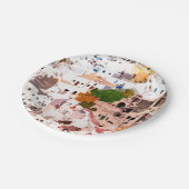 Assiettes En Carton Voyagez Assez, Vous Vous Rencontrez (Angle)