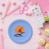 Assiettes En Carton Voyez les marées (Fête)