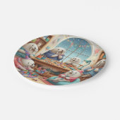 Assiettes En Carton Vrus Crafty Plaques de papier Bash Anniversaire (Angle)