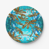 Assiettes En Carton Vubbles Flit Dragonfly (Devant)