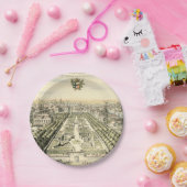 Assiettes En Carton Vue aérienne du jardin formel par Eric Dahlbergh (Fête)