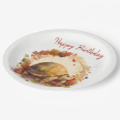 Assiettes En Carton Vues automne / automne Tortoise - fête d'anniversa (Angle)